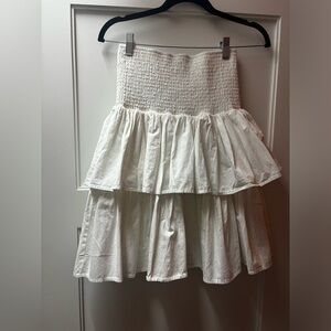 Cute white knee skirt xs women’s